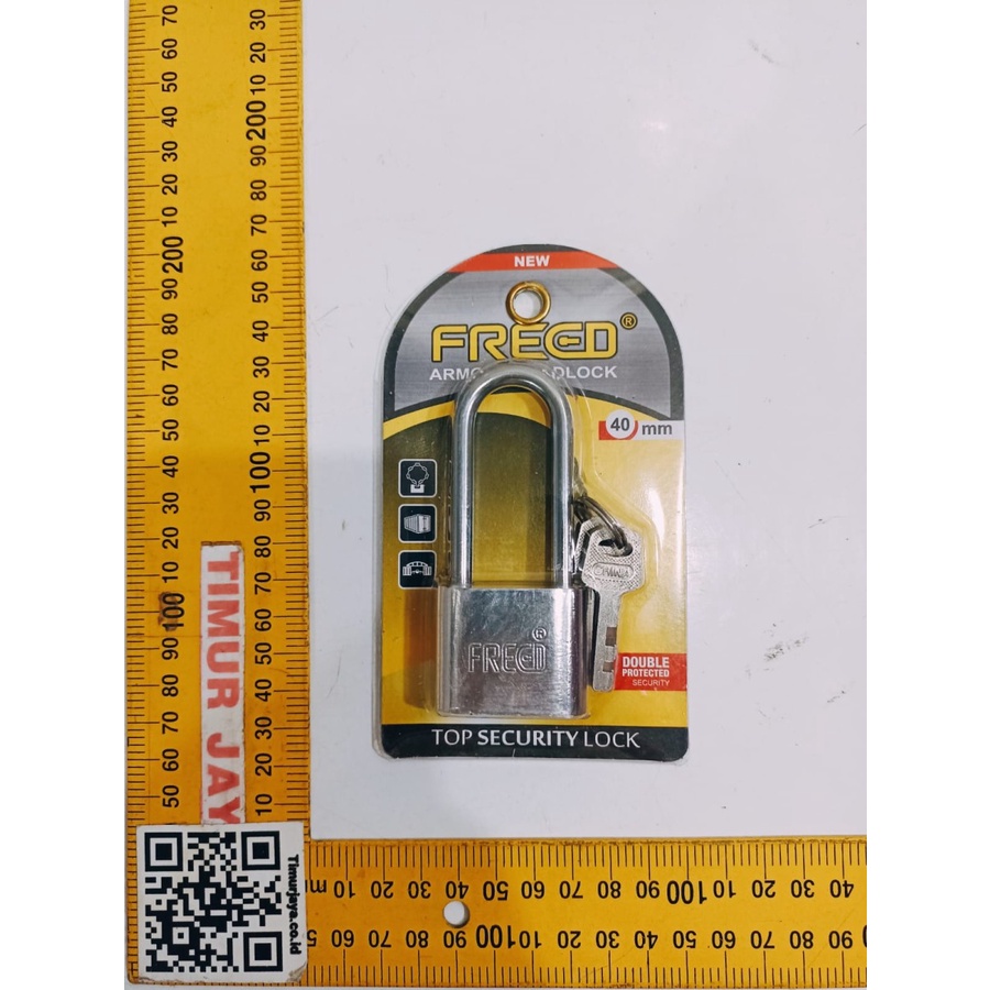 Jual Gembok Nekel Panjang Freed Mm Rumah Industri Padlock Pagar Rantai Shopee Indonesia