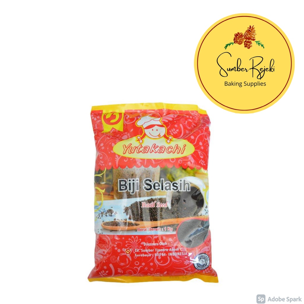 

Yutakachi Biji Selasih Kering | Basil Seeds 25 Gr & 50 Gr