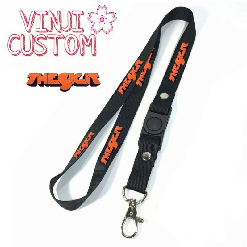

lanyard THE SIGIT gantungan kunci DISTRO BAND / tali lanyard gantungan leher id card name tag kartu nama