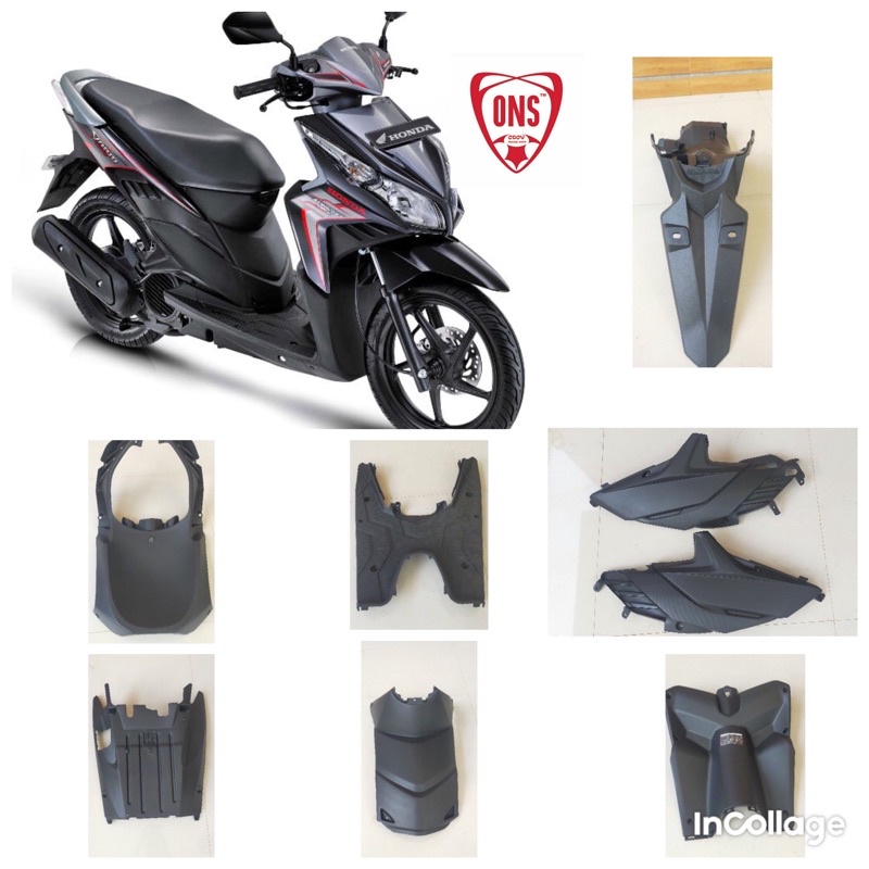 Varian Cover dek dasbor Dashboard body bodi kasar Vario techno cbs 110 lama karbu 2009-2012 non ORIG