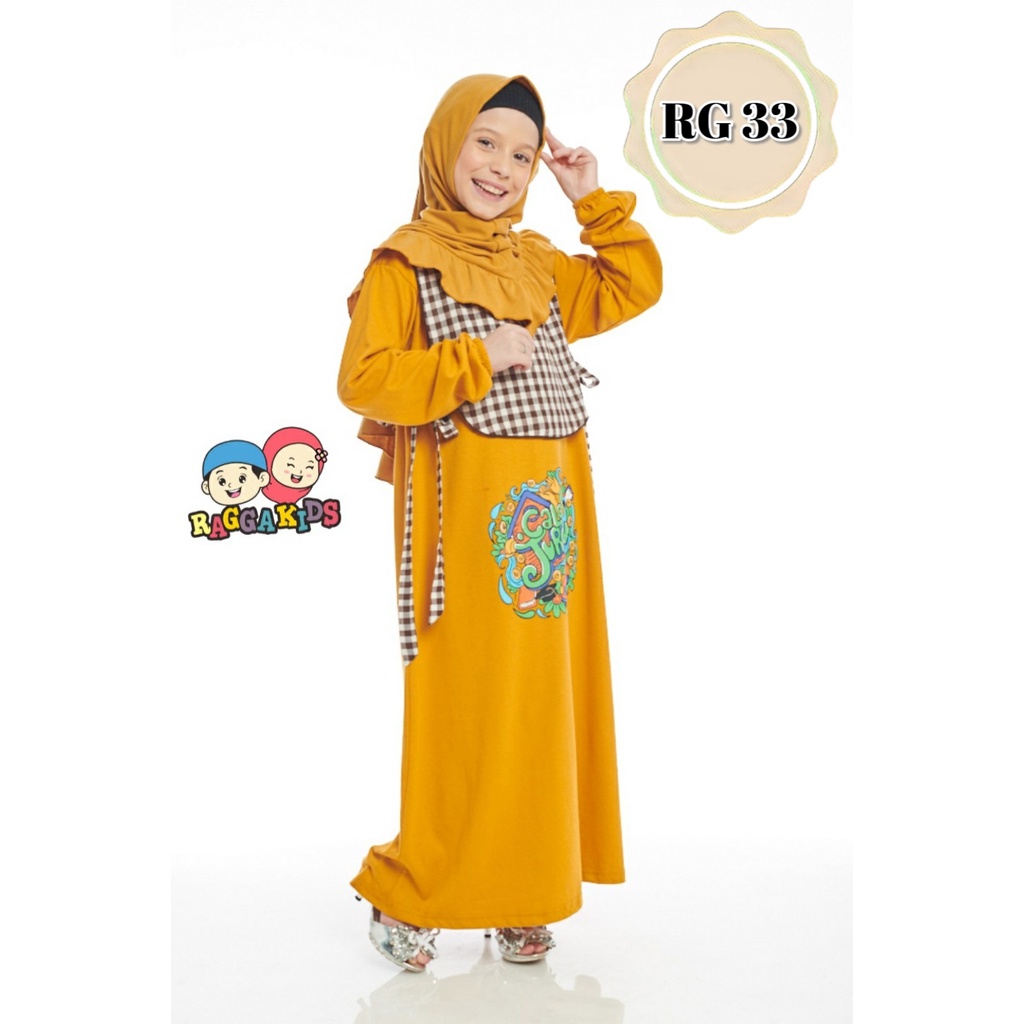 RG 33 PS Baju Muslim Gamis Anak Raggakids Calon Juragan