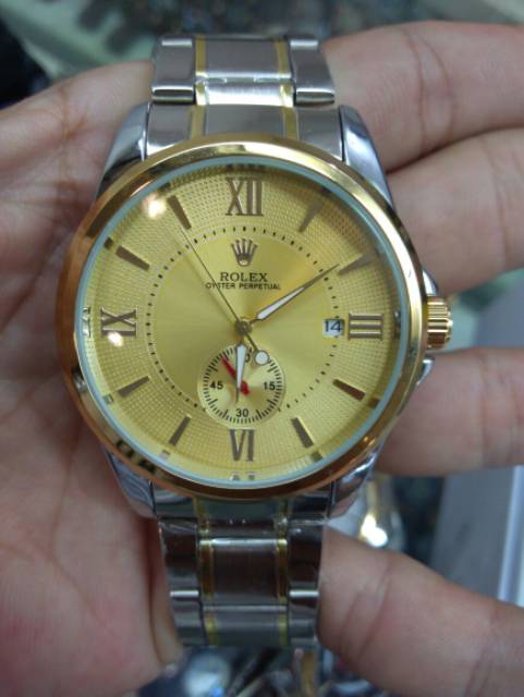 Jam Tangan Pria Rolex Romawi New Automatic Mesin