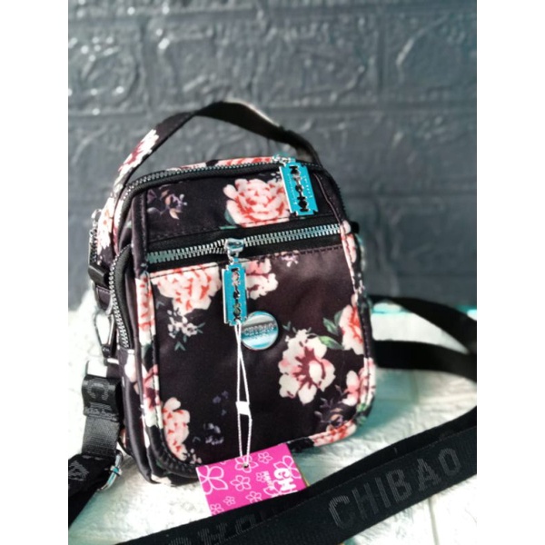 TAS SELEMPANG JINJING WANITA IMPORT CHIBAO MOTIF KEKINIAN CBA8202-22