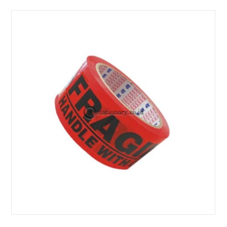 

Nachi Lakban Fragile Hand With Care 48mm X 100y Red