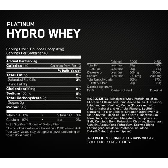 ON Hydro whey 3.5 lb