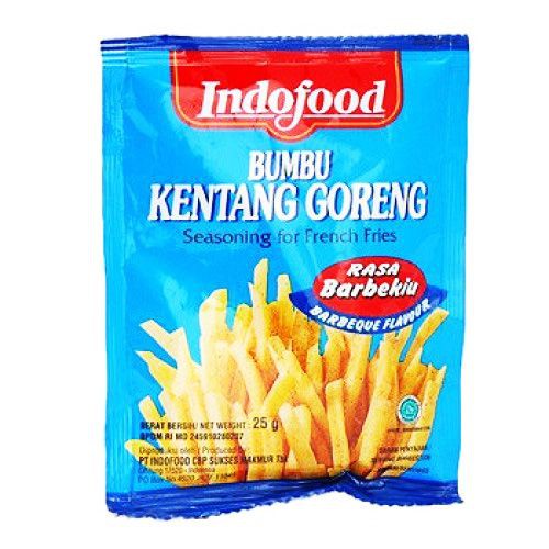 

Indofood Bumbu Kentang Goreng Barbeque 25gr Sch
