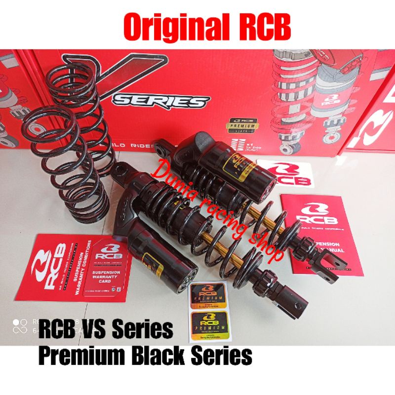 Shock RCB VS Series Nmax New Nmax Old PCX ADV AEROX 155 New AEROX CONNECTED Klik Rebond 305MM 330MM Shock RCB VS Premium Black Series Original RCB