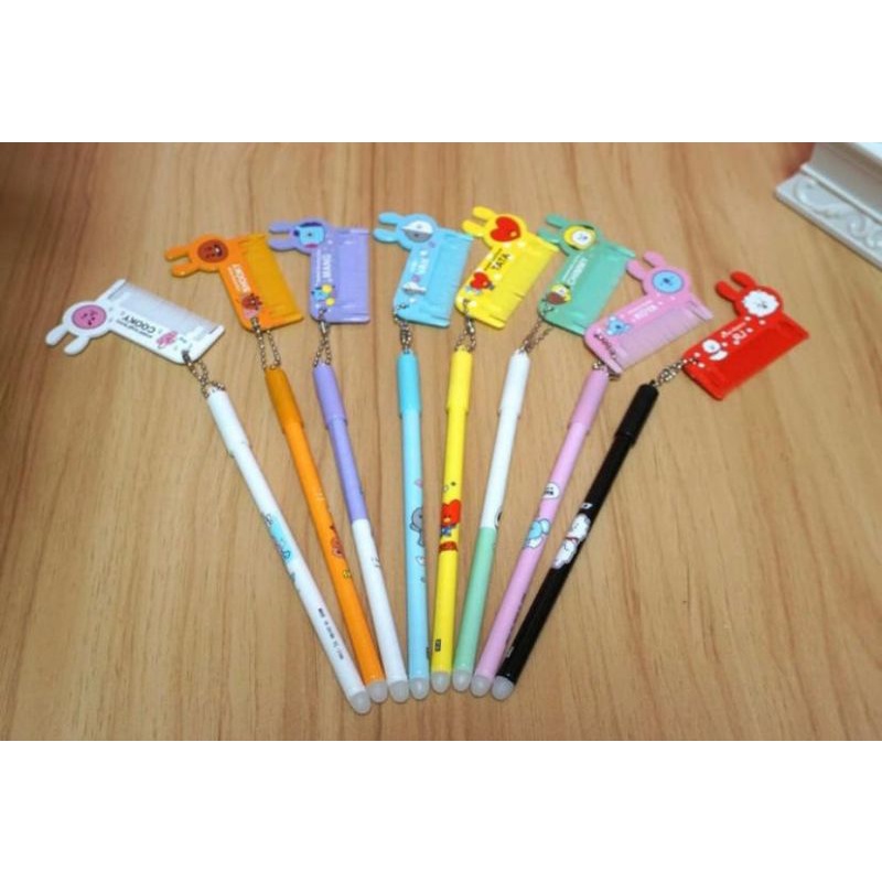 

Pulpen Gel BTS Gantungan Sisir