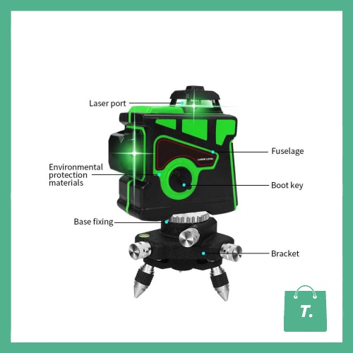 Hilda Mesin Laser Level Self Leveling 12 Line 3D - TGID625L6