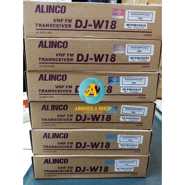 Ht alinco dj w18 original promo garansi 1 tahun