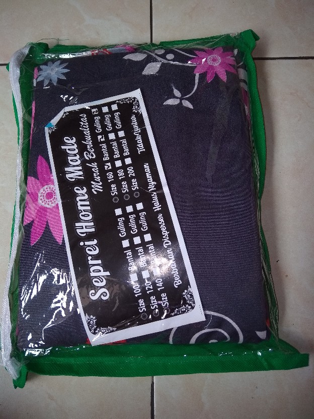 Seprei Motif Bunga Uk 120,160,180,200