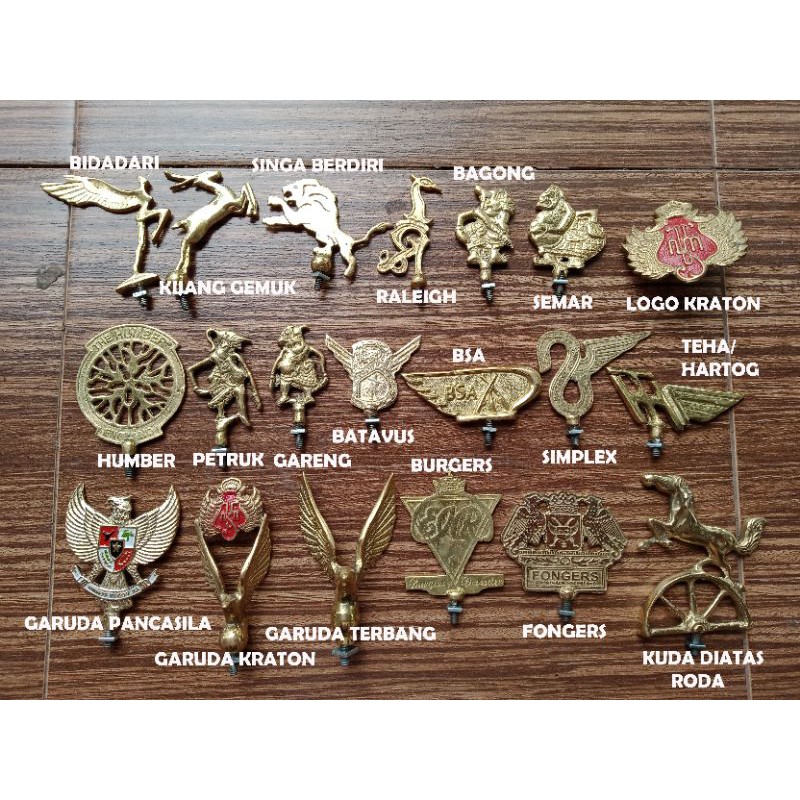 aneka maskot sepeda onthel