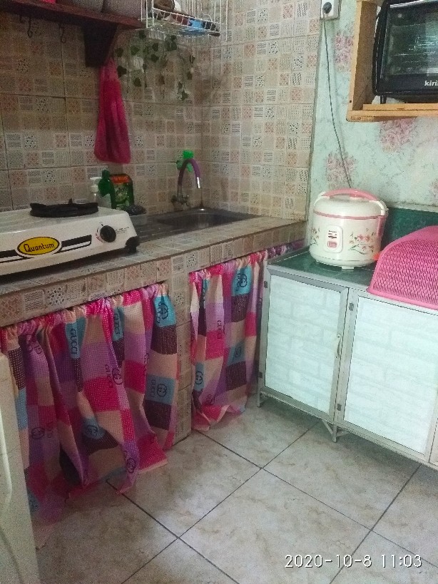 {bayar Di Tempat} Sewlovely91- Gorden / Korden / Hordeng Kolong Dapur Tanpa Poni Hanya Gorden