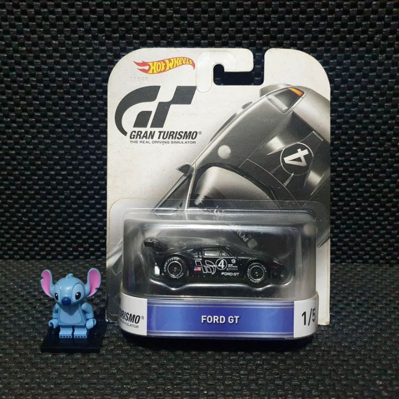 Hot Wheels Ford GT Hitam Black Gran Turismo Retro