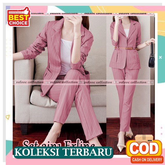 Blazer Wanita Korea Grosir Baju Outerwear Murah Britani Blazer Wanita Bisa Cod Murah Promo Baju Kant