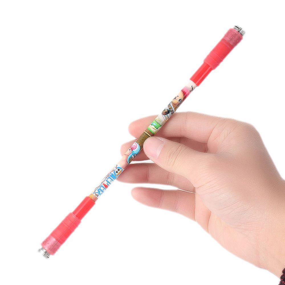 R-flower Rotating Gaming Pen Finger Stationery Mainan Kecerdasan Rolling Diperburuk Anti-Selip Spinning Pen