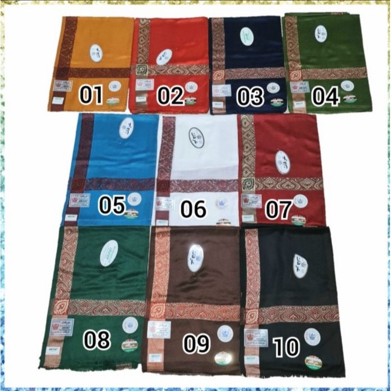 Sorban Kashmiri Warna Arifat Panjang / Sorban Warna Panjang (Color Shawl)