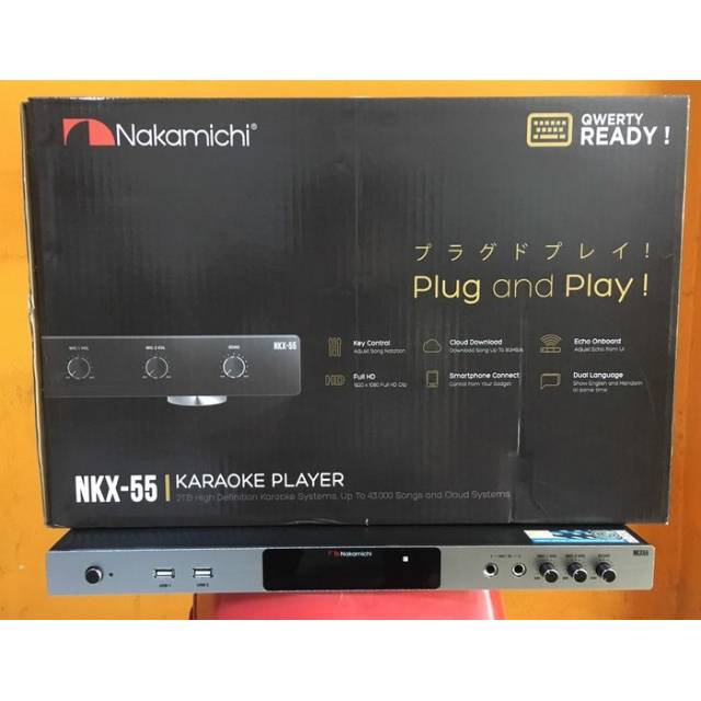 DVD PLAYER KARAOKE NAKAMICHI NKX 58 + HDD 2TB ( ORIGINAL )