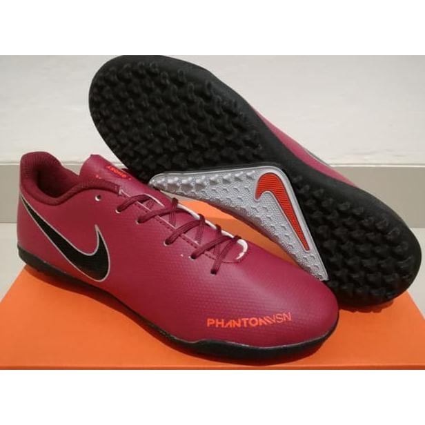 FUTSAL SHOES ORIGINAL GRADE SEPATU FUTSAL NIKE PHANTOM VSN ACADEMY TEAM RED - TURF KUALITAS PREMIUM