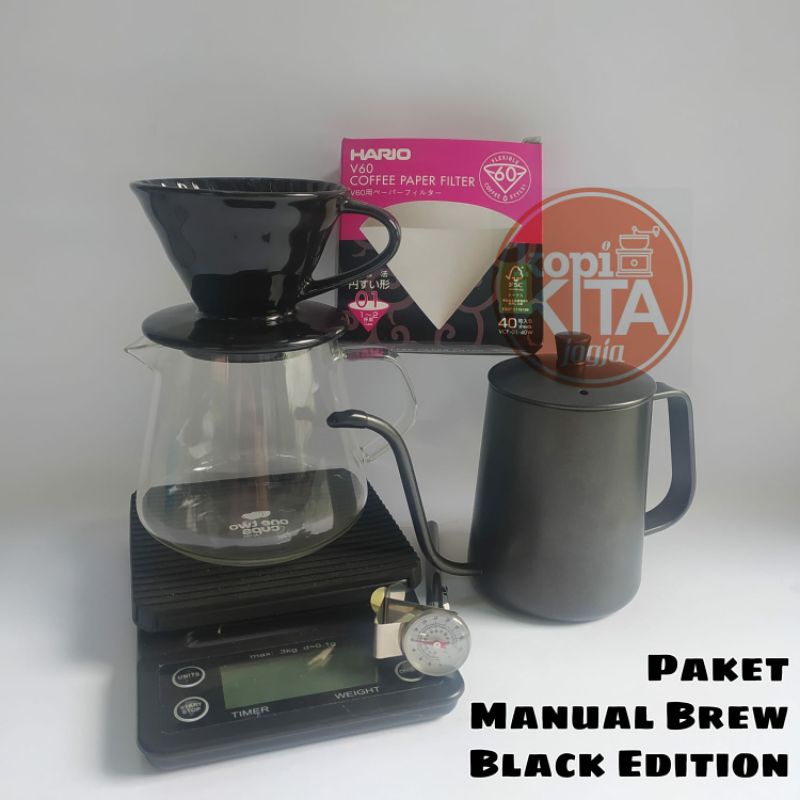 paket manual brew black edition alat kopi