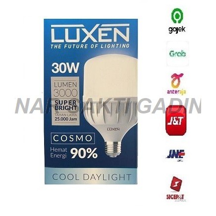 LUXEN LAMPU LED BOHLAM CAPSULE 30 WATT KUNING / PUTIH