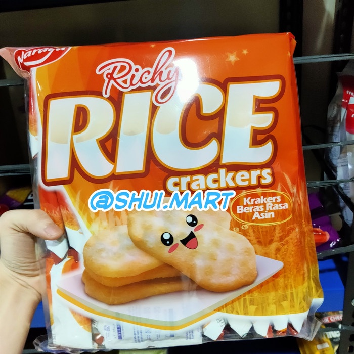 

Siap Krim Naraya Krakers / Krekers Beras Rasa Asin - Richy Rice Crackers