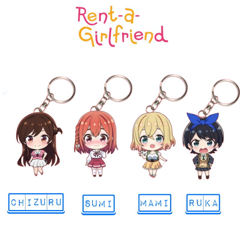 Gantungan Kunci Rent A Girl Friend | Sewa pacar rental Sumi Chizuru Mami Ruka
