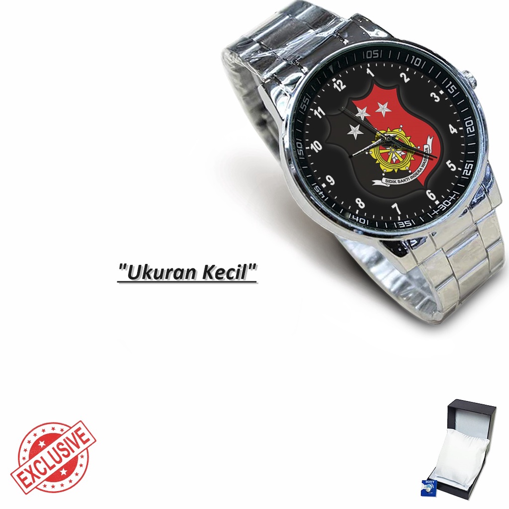 Jam Tangan Rantai Couple POLRI RESMOB - 2 (Limited Edition)