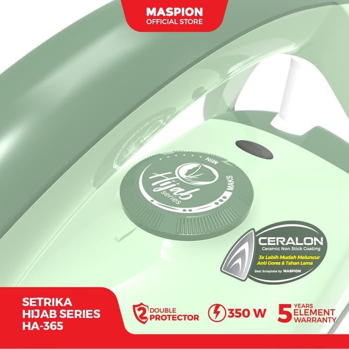 Setrika Hijab Series Ceralon Elektrik Maspion HA-365