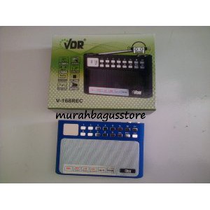 MP3 PLAYER   SPEAKER   RADIO FM BISA REKAM Hi fi STEREO VDR V 168REC MURAH Diskon