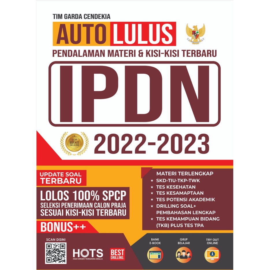 [sanggar] BUKU IPDN / AUTO LULUS IPDN 2022-2023
