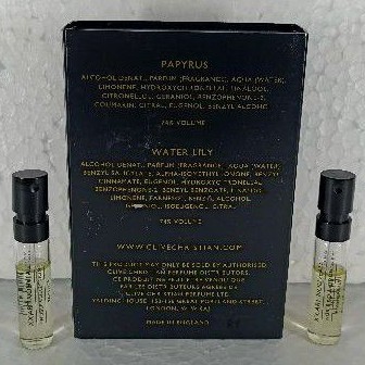 Vial Set Parfum OriginaL Clive Christian XX Art Nouveau 2 Pc Papyrus &amp; Water Lily Murah