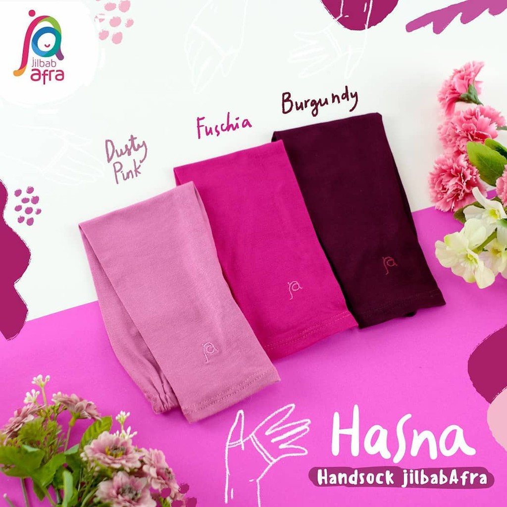 Handsock Jempol Merk Afra Hasna - Bahan Kaos Rayon HQ