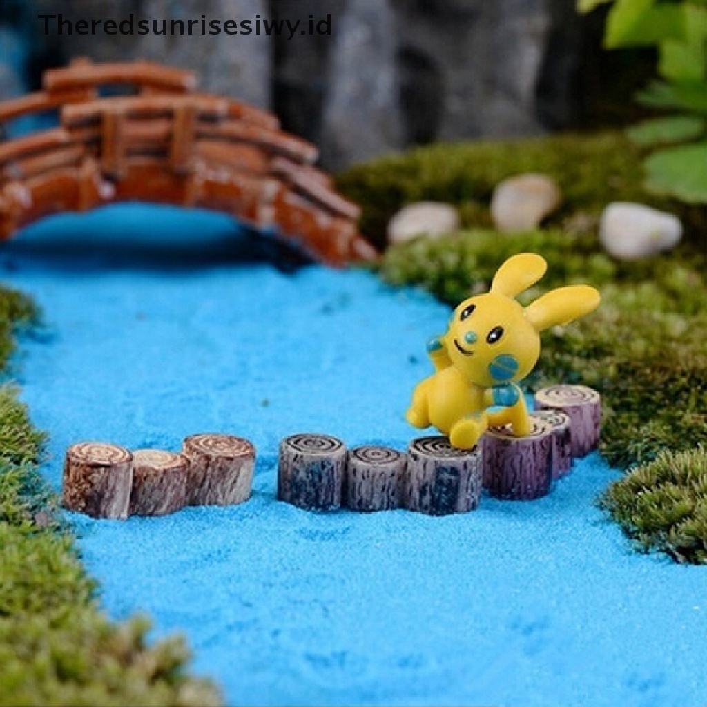 (Theredsunrisesiwy.Id) Miniatur Jembatan Pohon Bahan Resin Untuk Dekorasi Taman Mini / Craft Diy