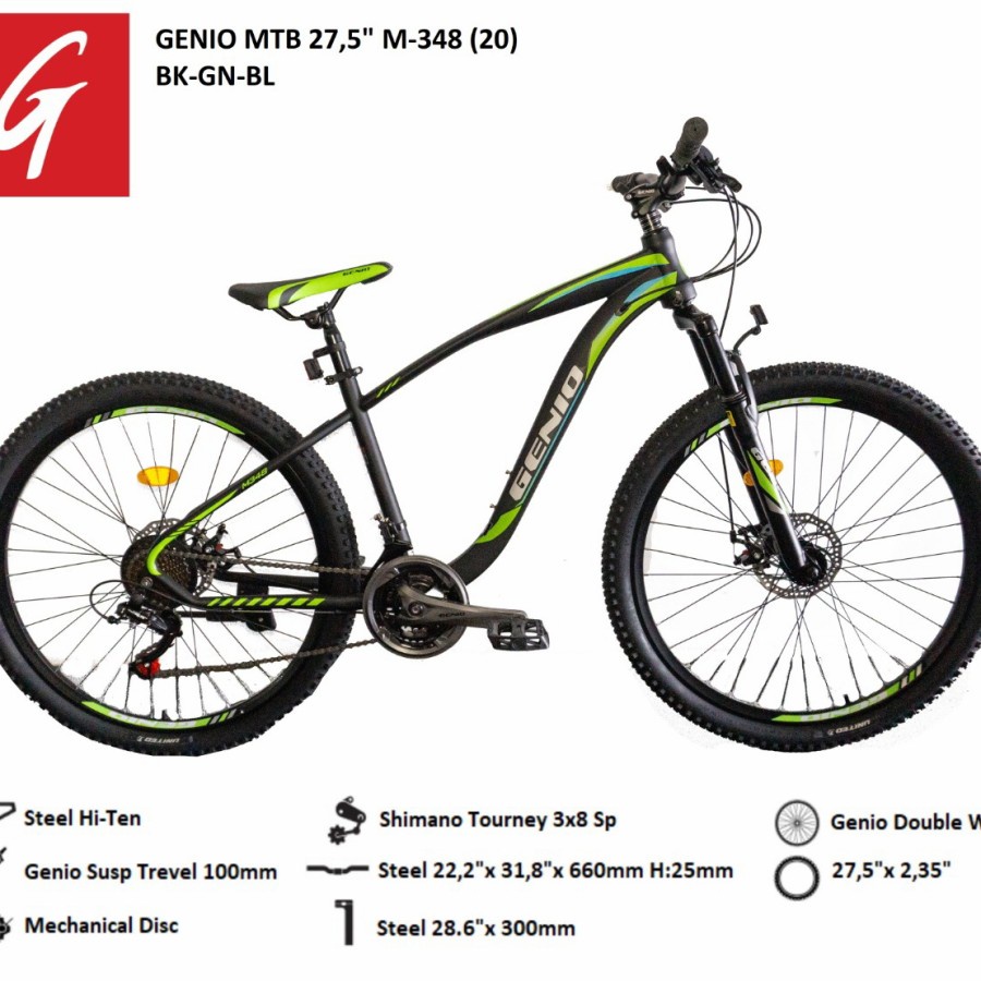 Sepeda Gunung Genio MTB 27.5 M-348
