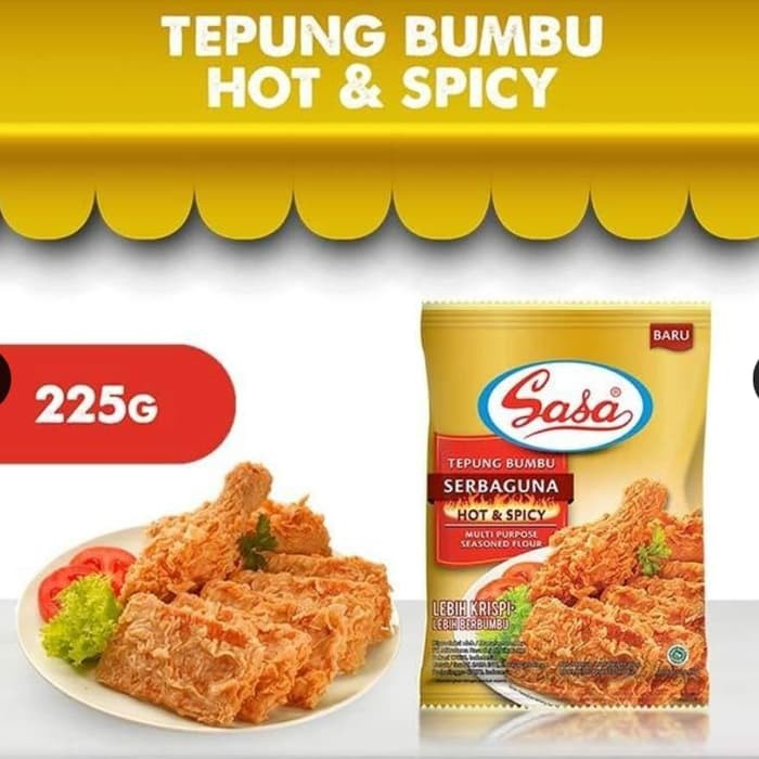 

SASA tepung bumbu serbaguna hot&spicy 225g