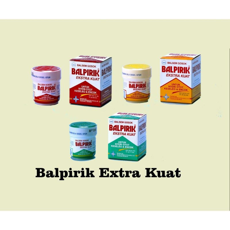 BALSEM BALPIRIK EXTRA KUAT - Meredakan Nyeri Otot, Keseleo, Pegal Linu