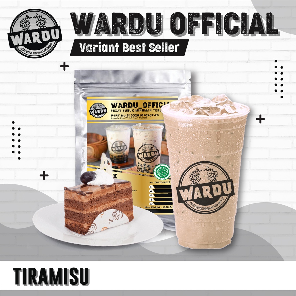 

Bubuk minuman rasa SMOOTHIES TIRAMISU 1kg / TIRAMISU Powder Drink 1kg / Powder drink / Varian TIRAMISU/BEST SELLER