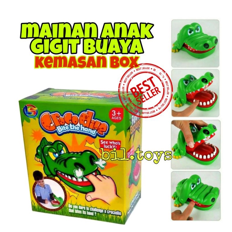 MAINAN BUAYA GIGIT JARI CROCODILE DENTIST FINGER BITE RUNNING MAN GAME MAINAN GIGI BUAYA PRANK VIRAL