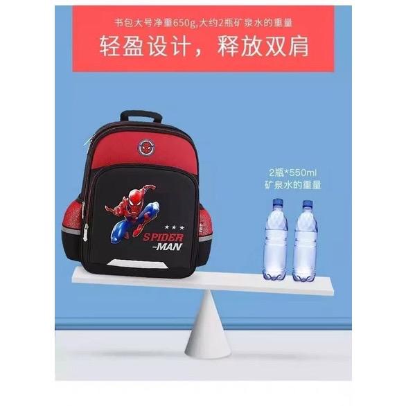 rasta_bags17 - RANSEL TAS ANAK TOKOH MARVEL SEKOLAH AVENGER KAPTEN AMERIKA SPIDERMAN LABA LABA PAUD TK SD DONGKER DAN MERAH