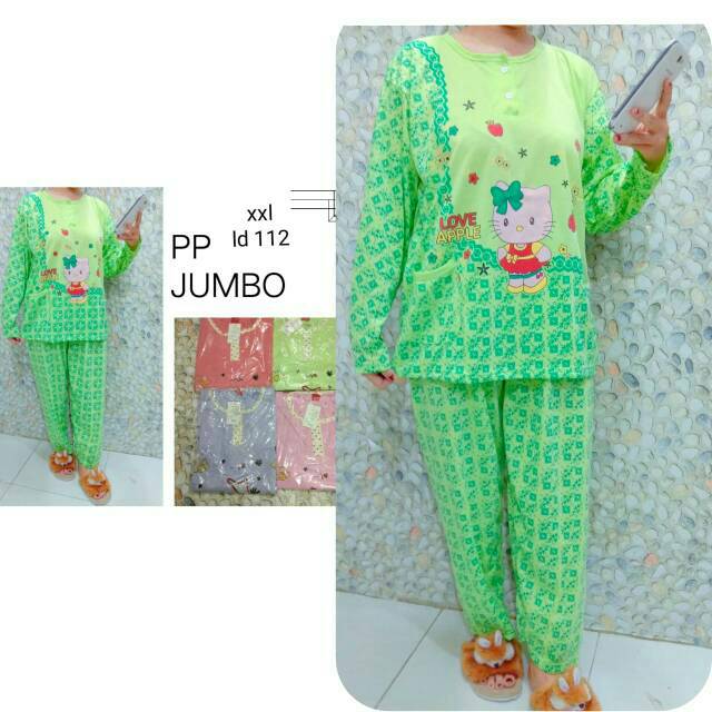 ( Jumbo ) Grosir Baju Tidur / Piyama Big Size motif hello kitty
