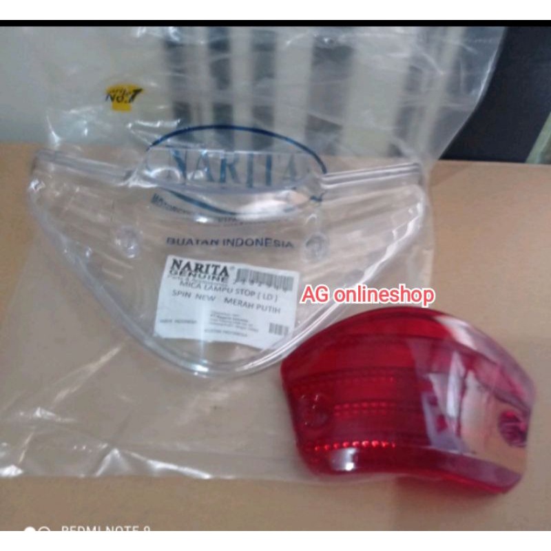 mika kaca lampu stop belakang suzuki spin new 125