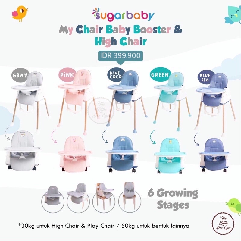 Sugarbaby My Chair (Baby Booster &amp; High Chair) 6 Growing Stages