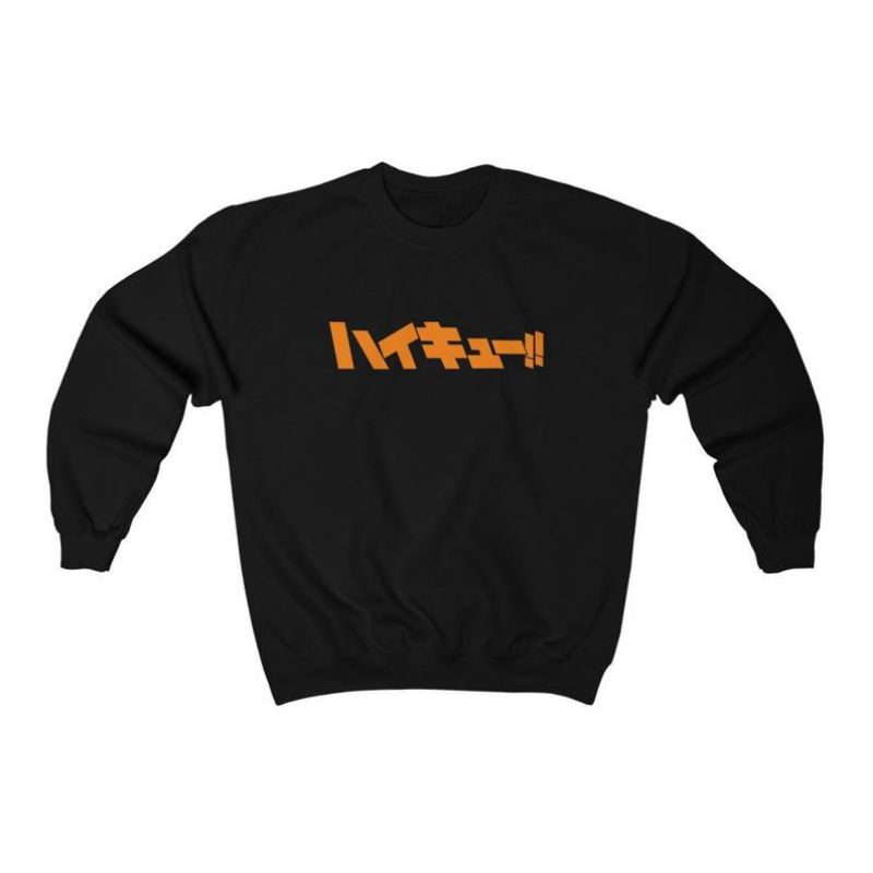CREWNECK ANIME KARASUNO ANIME VOLLEY BALL CREWNECK DEWASA