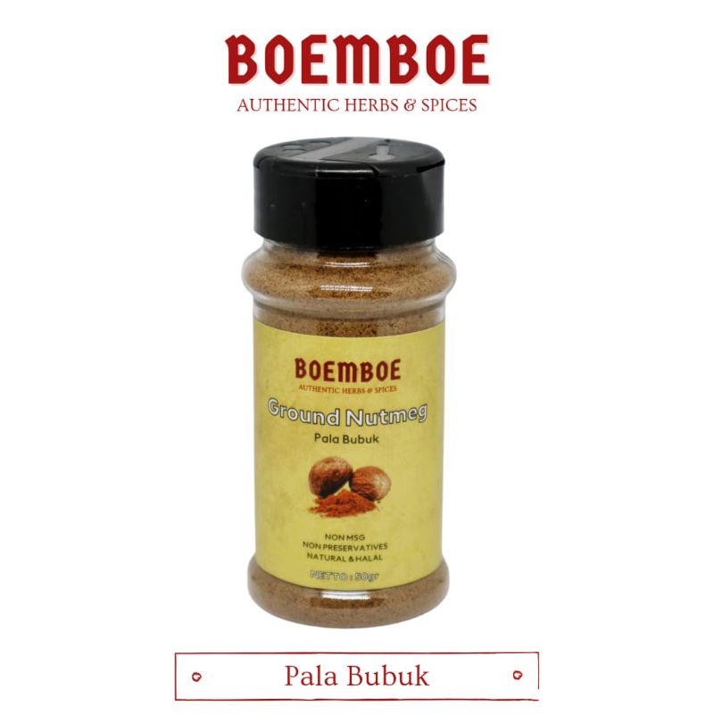 

Pala Bubuk / Ground Nutmeg BOEMBOE (100% Natural)