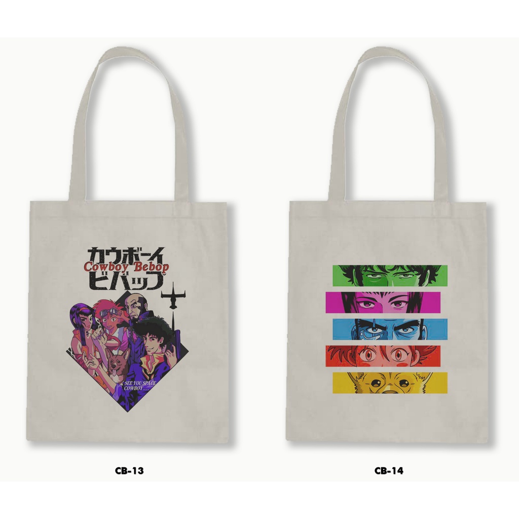 TOTE BAG BLACU - COWBOY BEBOP .01