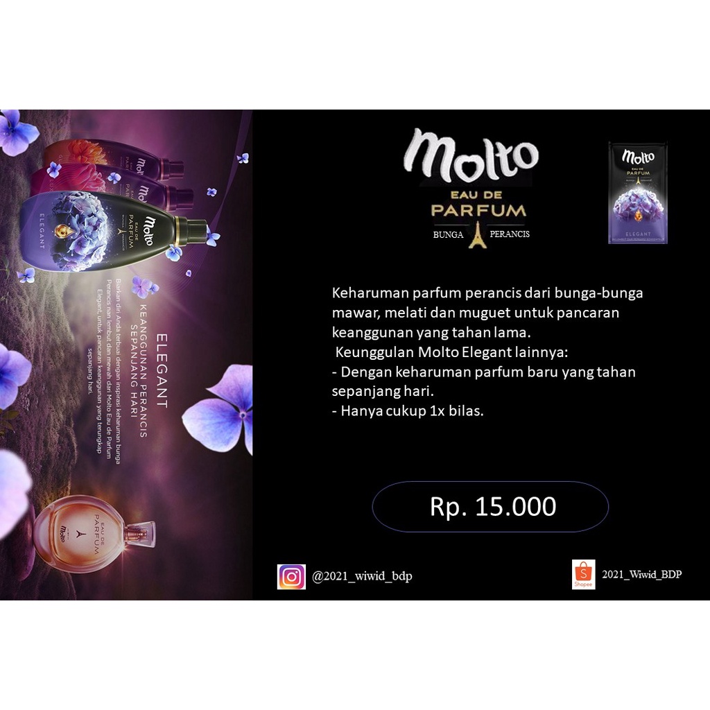 MOLTO EAU DE PARFUM ELEGANT 300ML