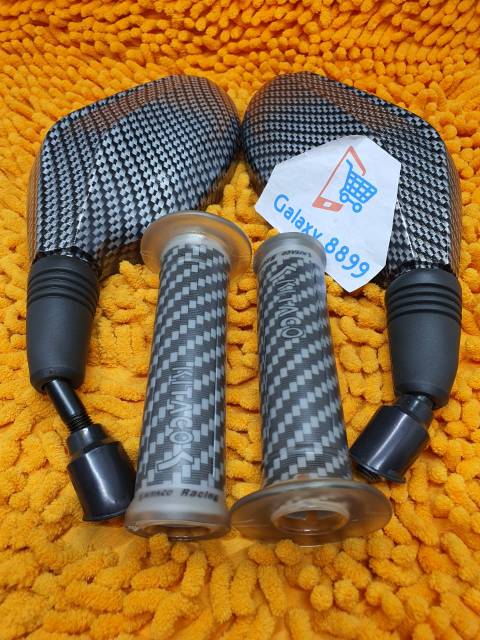 Spion Click Karbon ivn + Handgrip Karbon Kitaco silver