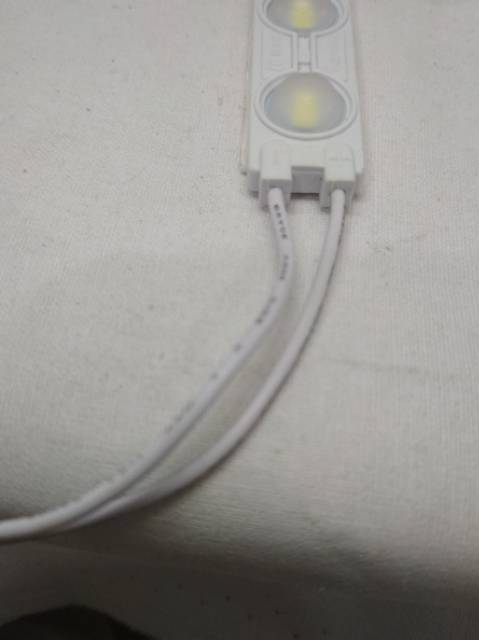 Lampu Led modul strip panjang 2 mata bulat tempel variasi backlight dc 12v