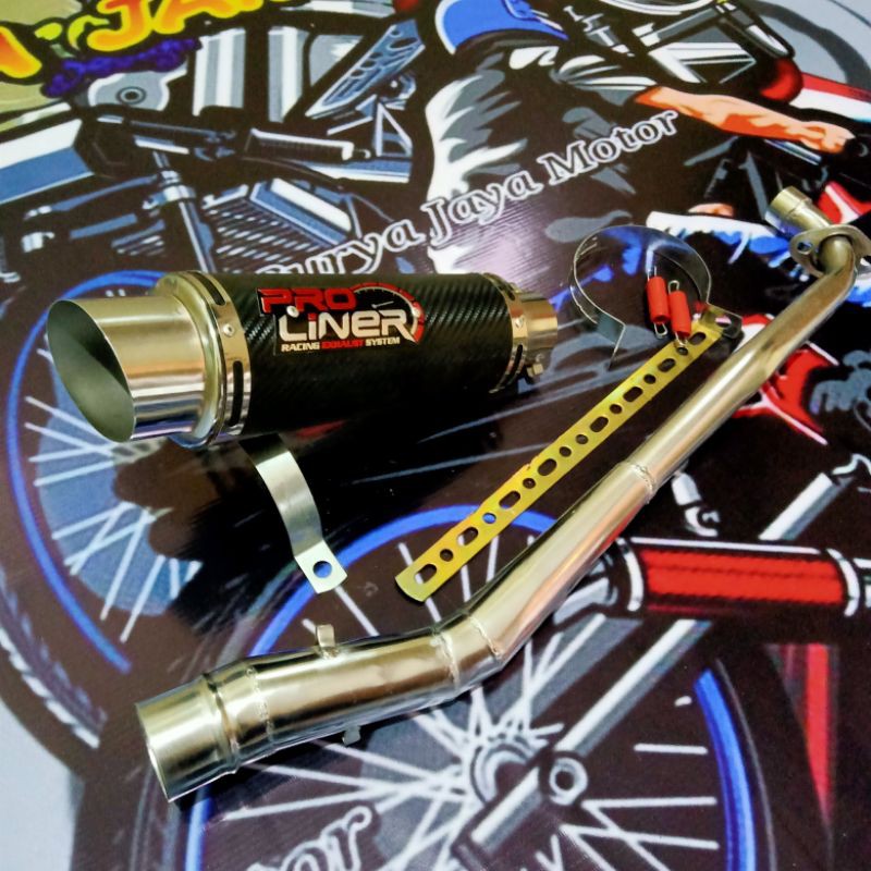 knalpot proliner carbon jupiter z.burhan.robot.vega r,zr,new,lama,supra110,smash,shogun,grand,prima-1